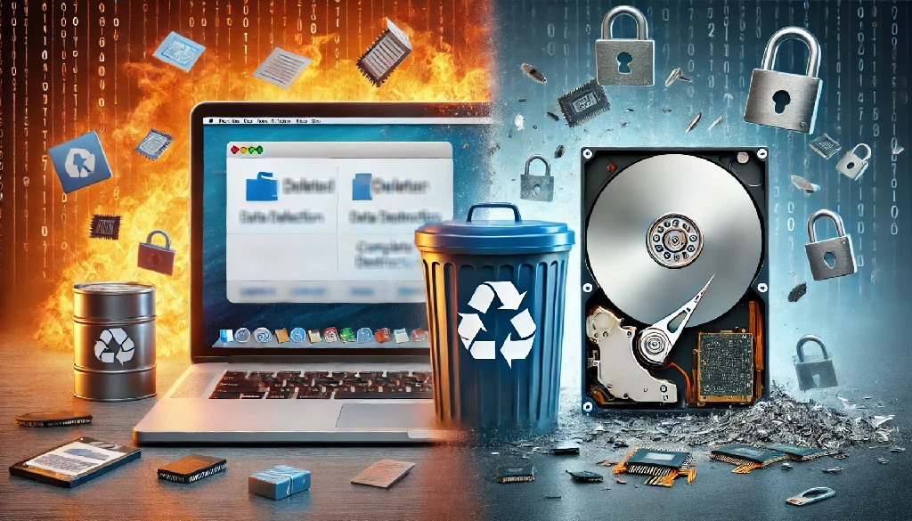 Data Deletion vs. Data Destruction