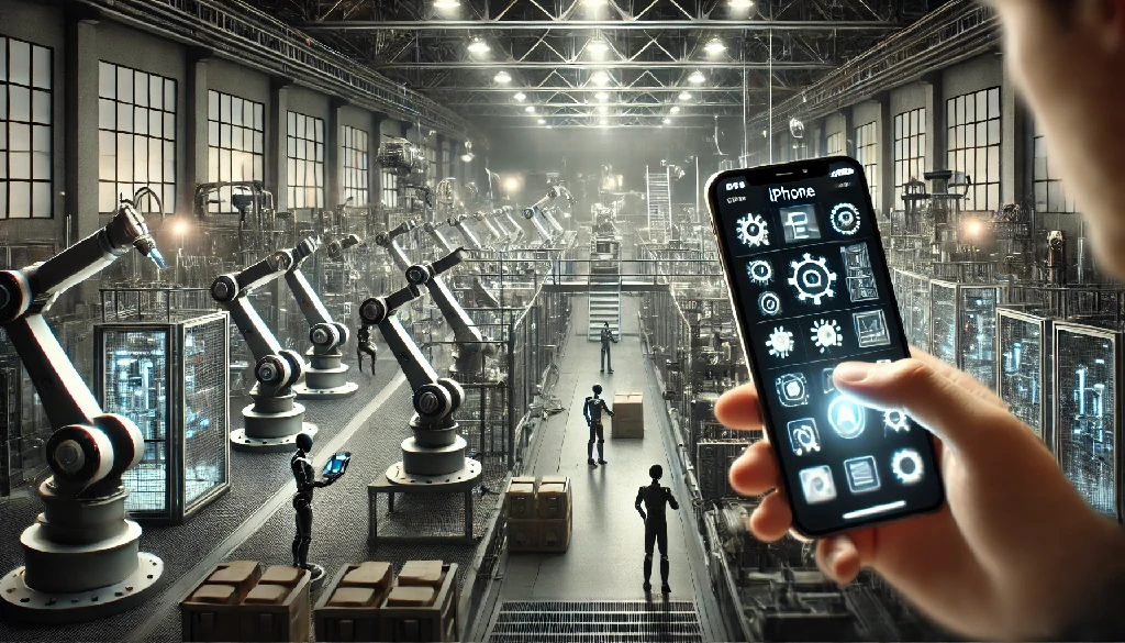 The 101st Application of the iPhone: Revolutionizing the Dark Factory