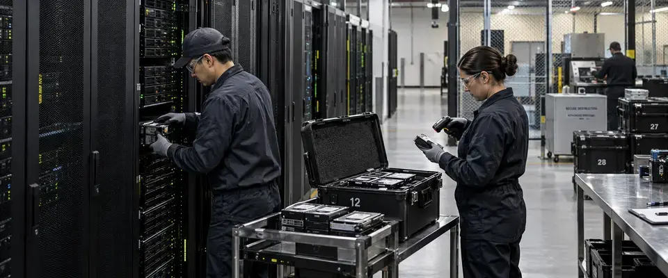 On-Site Data Center Decommissioning & Drive Destruction